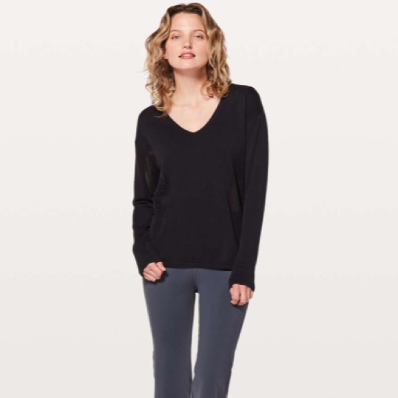 lululemon Still Movement Sweater 4 NWT Black - Picture 4 of 8